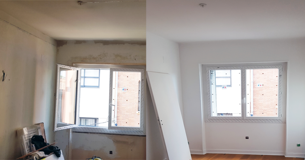 Avant après rénovation appartement Montans - Arth Paint Rénovation complète appartement avant après - Transformation peinture intérieure Montans Tarn Arth Paint